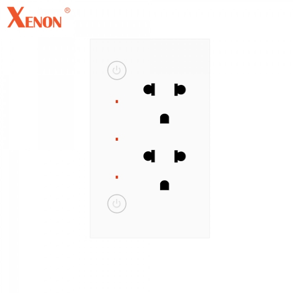 Vietnamese Standard 15amp 110v~240ac Electric Power Wifi Smart Wall Socket Outlet